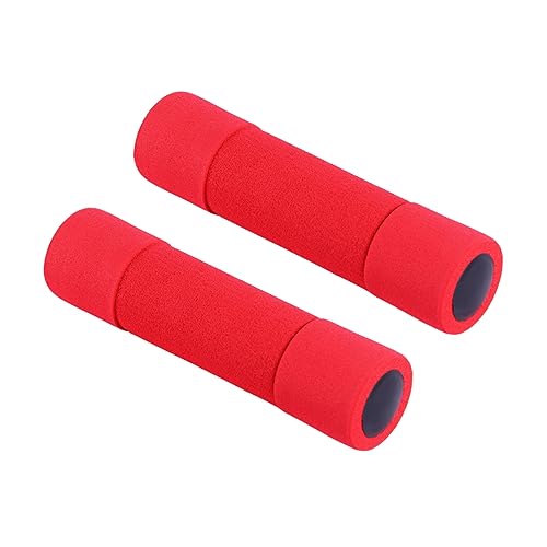 BESPORTBLE 2 Mancuernas Para Mujer Pesas Rusas Pesas De Piscina Mancuernas Ajustables Báscula De Baño Equipo De Ejercicio Acuático Espuma Portátil Color Rojo