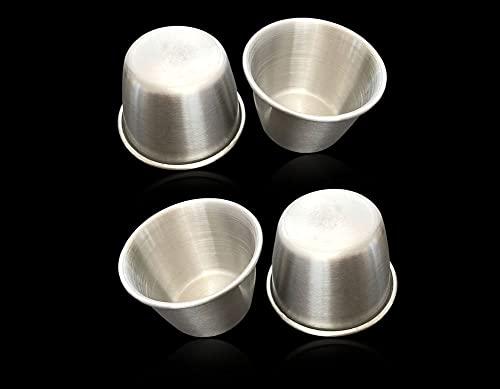 2.5 Oz Stainless Steel Sauce Cups, Ramekin Dipping Sauce Cup, Individual Condiment Cups, Commercial Grade Portion Cups Portion Dipping Sauce Kitchen Set #TOP1