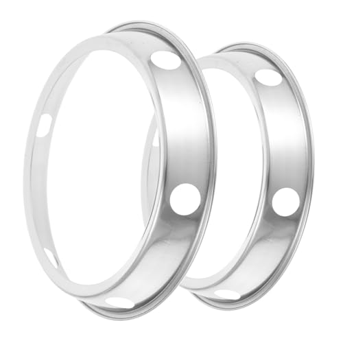HOMOCONO 2piezas Soporte De Inoxidable Para Wok Estante De Cocina Para Sartenes y Ollas Soporte Multifuncional Para Acampar y Cocinar