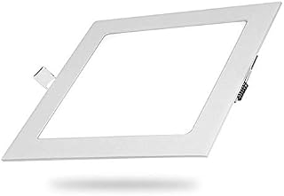Hometric LED Panel Light Square LED Recessed Flush Mount Ceiling Lamp Flat Panel Down Light Ultra Slim Lamp Cool White 6500K 18W