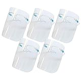 [ゆがふ堂本舗] フェイスシールド（フレーム5本+シールド5枚セット） フェイスガード オリジナルポケットティッシュ付き