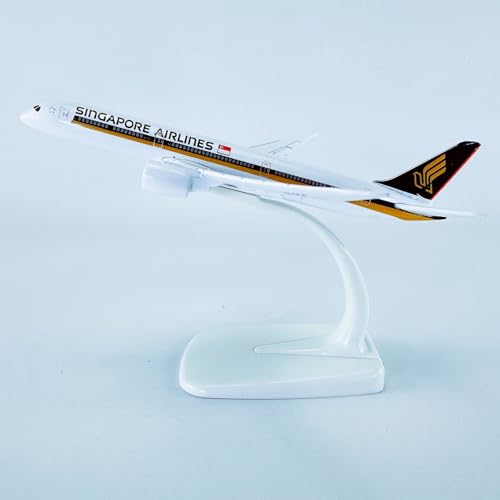 shuicui 1 400 for Singapore Airlines for B787-10 Alloy Airplane Model Toys 16CM Men Boys Static Display Collection Decoration Desk