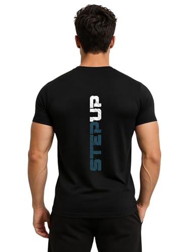 Image of 3Colors Men's Active Polyester T-Shirt | Quick Dry Gym Workout Tee | Stretch Sports Round Neck Running T-Shirt-STEPUP LINE
