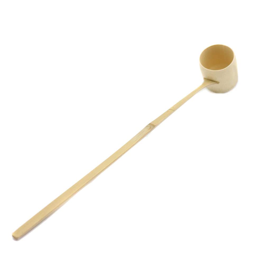 Ginwrek Long Handle Tea Ladle Wood Tea Ladle Long Handle Water Dipper Mini Pour Scoop Spoon Ceremony Tools