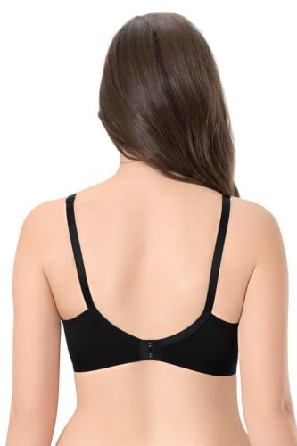 Image of Amante Every de Red Solid Non-Wired Non Padded Everyday Bra