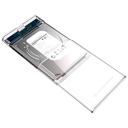 Conceptronic Caja Externa HDD USB 3.0 Transparente miniatura 3