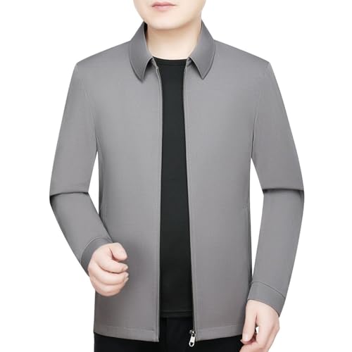 Veste de printemps mi-longue homme business et décontractée à col carré