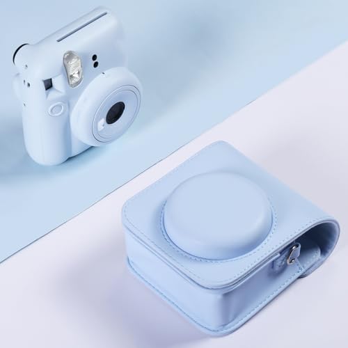 Funda protectora de viaje de piel sintética Aenllosi para cámara instantánea Fujifilm Instax Mini 13/12/11 miniatura 6