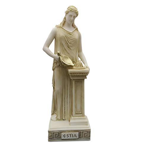 greekartshop Hestia Vesta-Statue Göttin des Hauses und der Familie Skulptur Figur handgefertigt 26 cm Cover