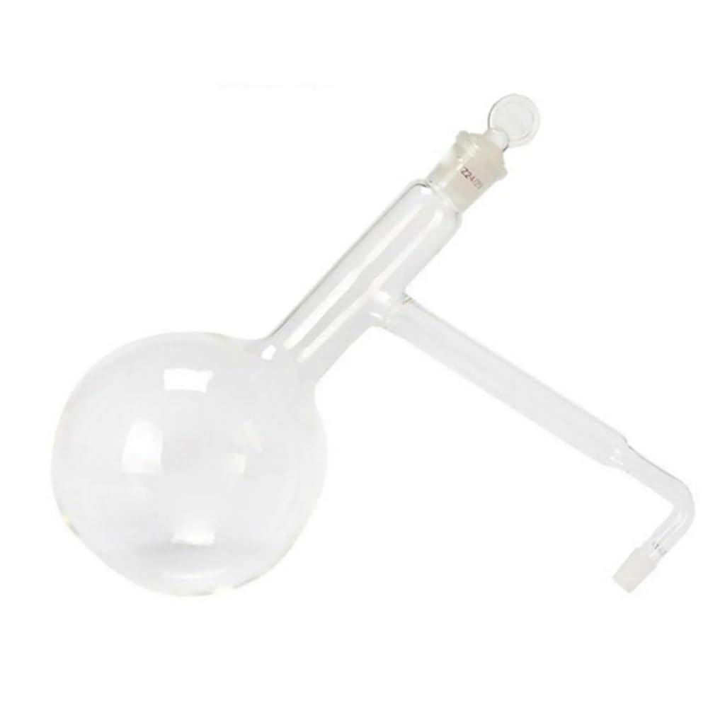 Pallone da laboratorio 500 ml con fondo tondo e tubo di condensazione in vetro, diametro 20 mm Attrezzature da laboratorio