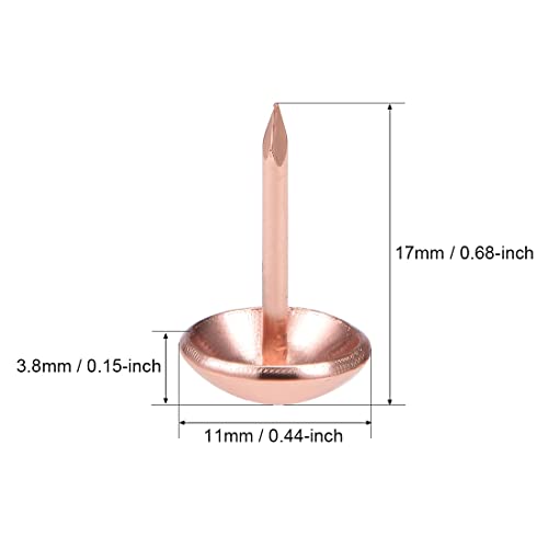 Punaises decoratives meuble or rose pour customiser un fauteuil
