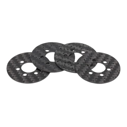 Roues Beadlock 1/10 avec Rotors Frein en Fibre Carbone pour Crawler
