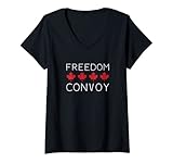 Photo Gallery donna freedom convoy 2022 canadese camion tees acero foglia vintage maglietta con collo a v Photo Gallery donna freedom convoy 2022 canadese camion tees acero foglia vintage maglietta con collo a v