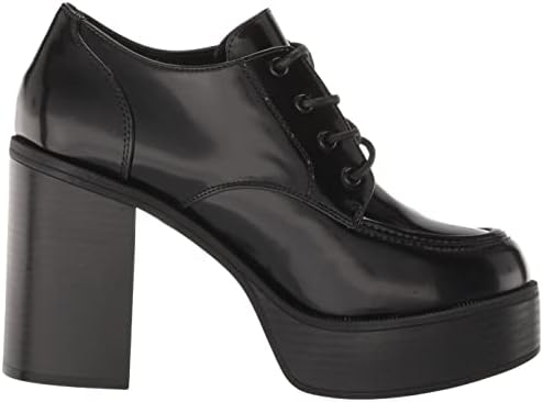 Madden Girl Womens Rileyy Patent Oxford Loafers Black 5.5 Medium (B,M) | Image 5