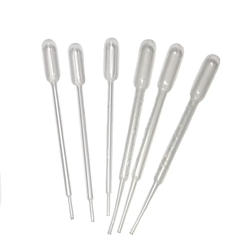 Transfer or Dropper pipet 1 and 3 ml Combo (200 droppers Each Size, 400 droppers/case)
