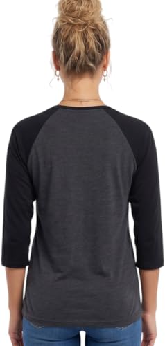 Image of ToBeInStyle Women's Classic Two Color Cotton Baseball T-Shirts