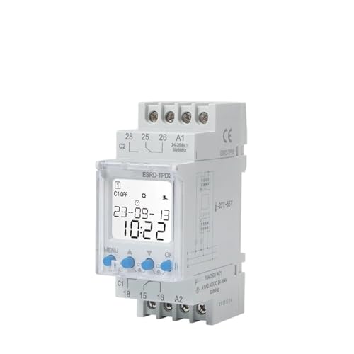 Digital Weekly Time Switch ESRD-TPD2 interrupteur horaire programmable 2 canaux - 3