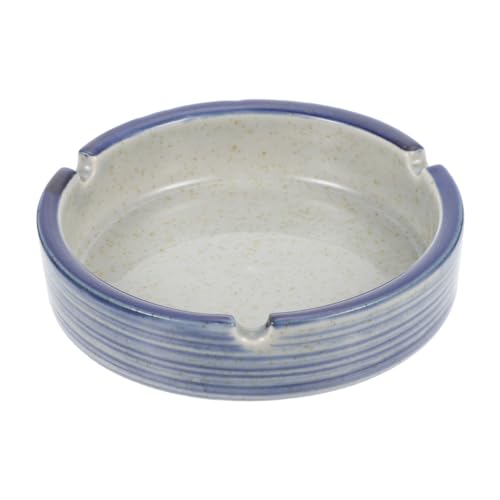 Ceramic Ashtray Unique Japanese Style Ash Holder Compact Decorative Ash Container for Home Office and Shopping Malls and Easy to Clean