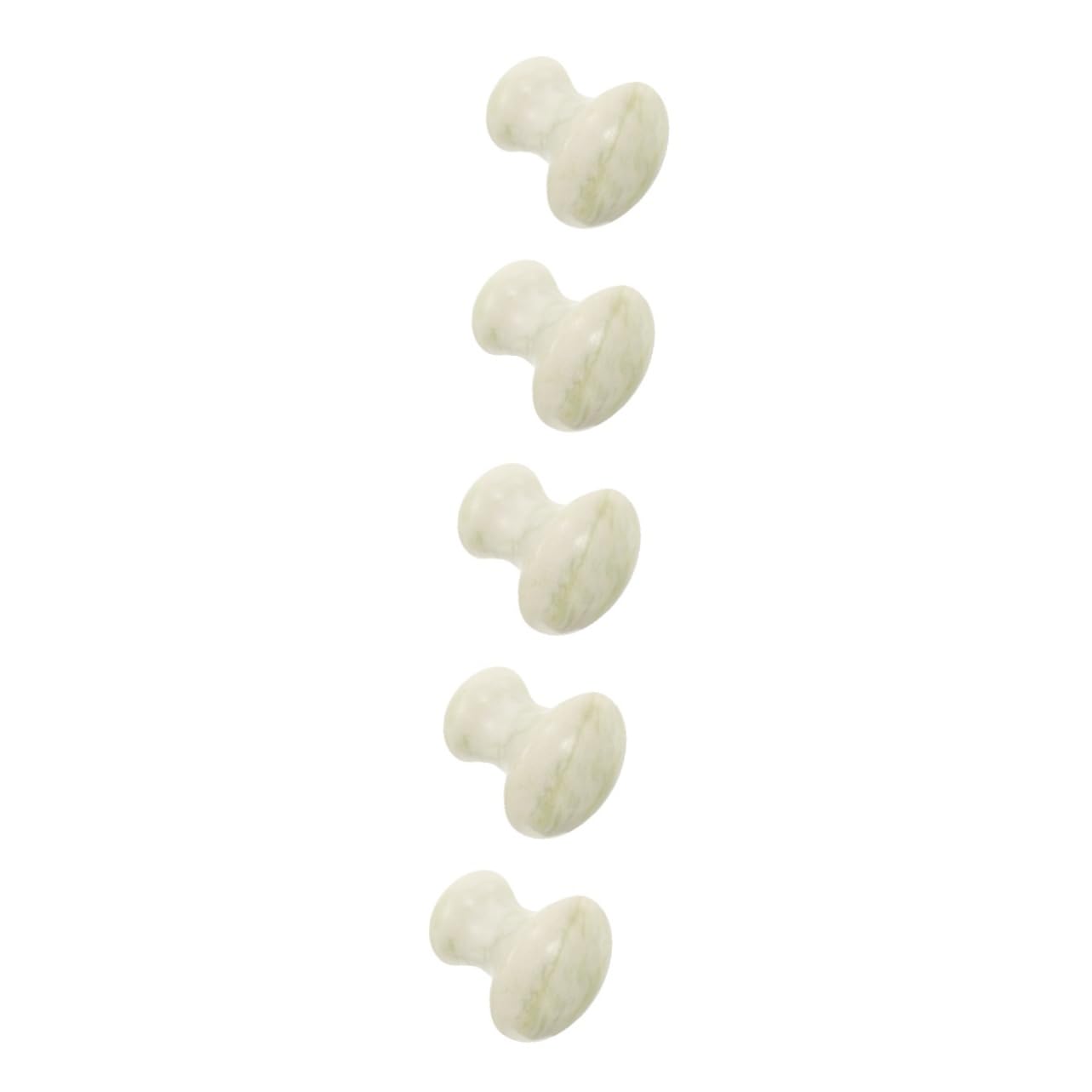 5 Pièces Masseur Aux Pierres De Champignons Rouleau De Visage Brosse Corporelle Pour Pierre De Massage Pour Adulte Pierre De Massage En Forme De Champignon Jade