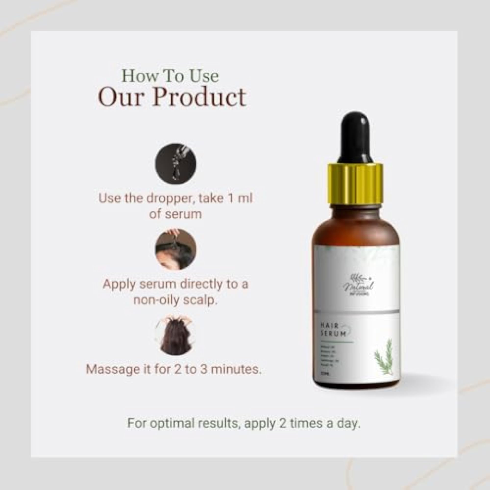 Hair Growth Serum with Redensyl & Rosemary