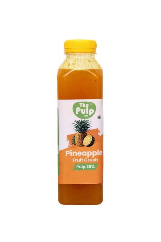 THE PULP CO Pineapple Fruit Crush | 500ml | Deliciously Sweet & Juicy Real Fruit - Pack of 1-image-45