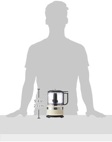 KitchenAid 5KFC3516-3.5 Cup Mini Corded Food Chopper, 830ml, Almond Cream 2