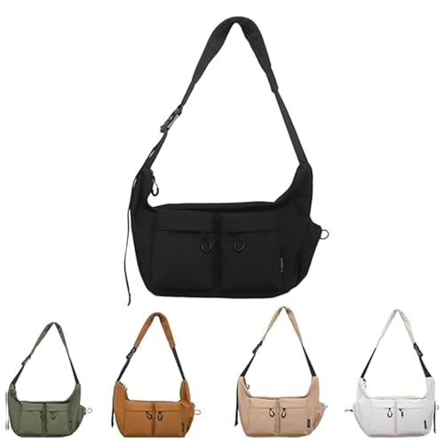Retro Waterproof Canvas Messenger Bag | Casual Daily Use with Multiple Pockets -New Large Capacity Crossbody Shoulder Bag