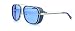 Outray Unisex Retro Iron Man Wrap Sunglasses A16 Blue