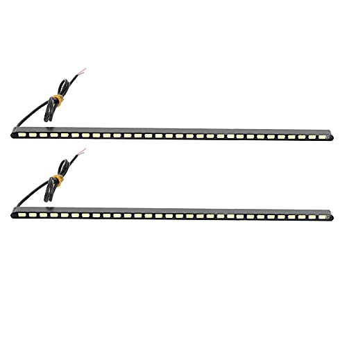 Tbest Feu de Jour 5630 Haute luminosité LED DRL, Lampe de Modification de Voiture pour Véhicules 12V, Boîtier en Alliage de Magnésium, Longue Durée de Vie...