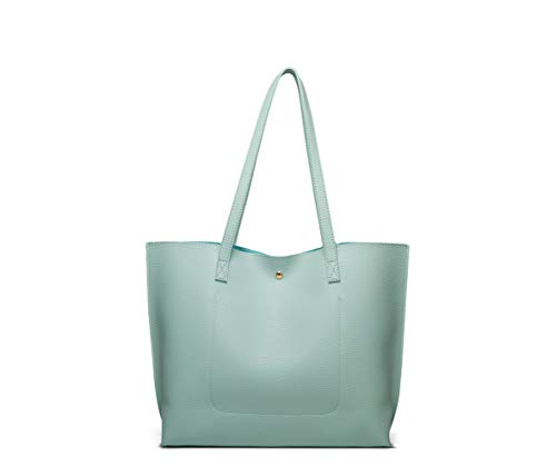 Image of Dreubea Women's Soft Faux Leather Tote Shoulder Bag from, Big Capacity Tassel Handbag