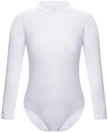 iiniim Leotard Training for Girls Solid Color Gymnastics Leotard ...