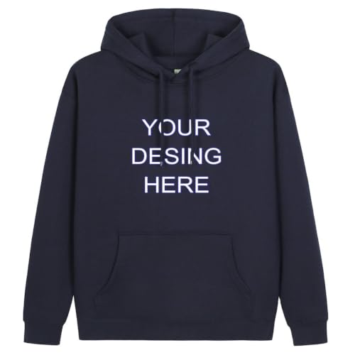 Image of Maydear Custom Hoodie for Men & Women Unisex Pullover Sweatshirt Personalized with Photo, Logo or Text