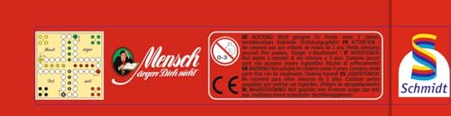Schmidt Spiele 51204 Mensch ärgere Dich Nicht, Bring Mich mit Spiel in der Metalldose, Bunt