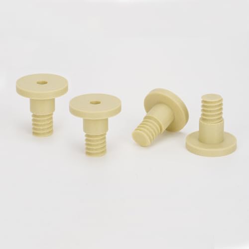 Image of Replacement Bolts Compatible with Suncast /Craftsman Storage Sheds,4 Pack Carbon Fiber Plastic Screw for Storage Sheds