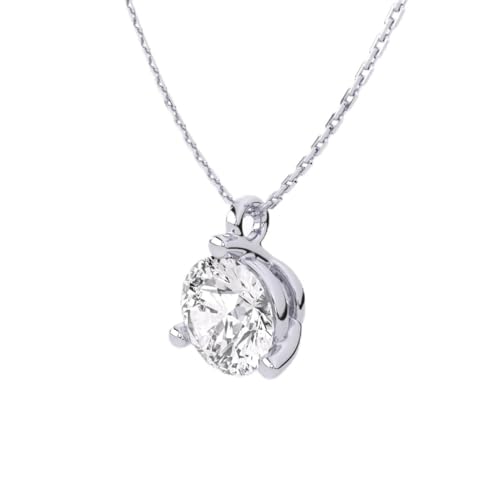 Carbon Atelier 1 Ct Lab Grown Pendant Necklace
