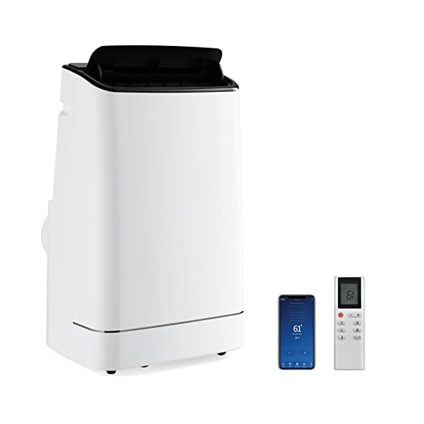 Petsite 15000 btu portable air conditioner with heat 4 in 1 stand up ac unit dehumidifier heater fan with remote control window kit for rooms up to 800 sqft  urban country home decor