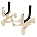 BOWUAI Violin Folding Bracket, Professional Violin Stand Display Holder, Lightweight Foldable Design with Soft Sponge Protection, Sturdy ABS and Metal Construction for All Size Violins an (Beige)