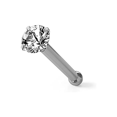 Piercing nez Griffe d’or blanc 9K Cover