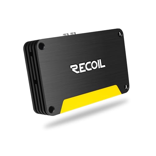 Recoil R4-6 Car Audio DSP Digital Signal Processor and Equalizer with PC Software Tuning, 4-Channel Inputs, 6-Channel Outputs, 31-Band EQ