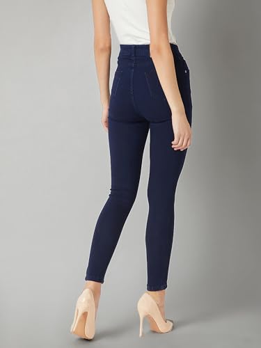 Image of Miss Chase Women's Skinny Fit High Rise Stretchable Denim Jeans
