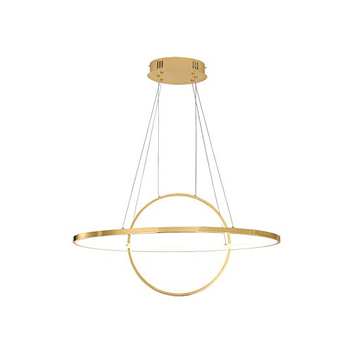 Lamp Light Smart Verllas candelabro moderno cromado/chapado en oro para comedor sala de cocina Bar tienda 90-260V simples candelabros colgantes Accesorios,Color de pantalla:Chrome,Tamaño:L800x400mm,Co