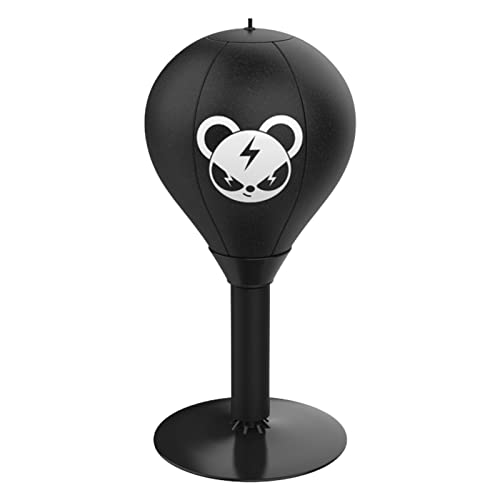 Punching Ball Bureau - Frappe Bureau | Boxe Table Stress Buster sur Pied Punching Ball | Ballon Boxe Anti-Stress avec Ventouse | Soulager Le Stress Excellente Idée Cadeau, Équipement Fitness