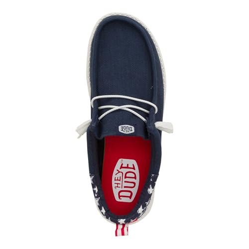 Hey Dude Men's Wally Funk Americana | Men's Shoes | Men Slip-on Loafers | Comfortable & Light-Weight2