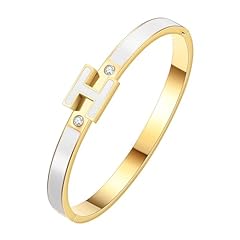 Gold-White Bangle