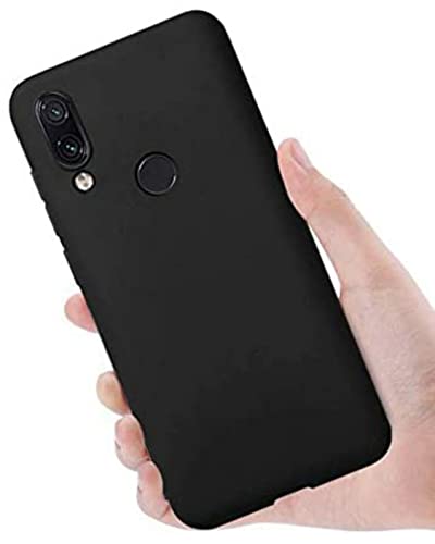 Image of Mobile Back Cover Case for Samsung M20 (Silicone Case|CameraProtection|Black SC1510)