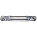 Carbide End Mill, Stub, TiAlN Coated, 13/64" Diameter, 4 Flute, Single, 2"