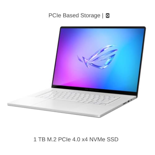 Image of HIDevolution [2026] ASUS ROG Zephyrus G16 GU606AR White 16 inch WQXGA 240Hz OLED, 1.6 GHz Ultra 9-386H, RTX 5070 Ti, 32 GB LPDDR5X RAM, 1 TB PCIe SSD, Windows 11 Pro