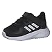 adidas Unisex Baby Runfalcon 2.0 Running Shoe, Core Black/Cloud White/Silver Metallic, 19 EU