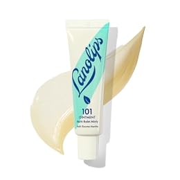 Lanolin 101 Multipurpose Ointment - Lanolin Lip Balm & Healing Ointment for Skin Barrier Repair - Moisturizer for Dry Lips, Cuticles & Elbows - No Petroleum Formula - Peppermint (0.35 oz)