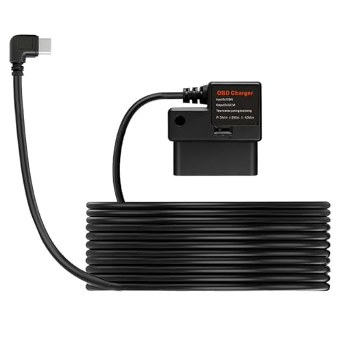 Cable De Alimentación OBD - ABS, OBD Al Adaptador USB, Plug And Play | Cable Reductor Flexible De 12V/24V A 5V Para Estacionamiento, Viajes Por Carretera, Conducción Diaria, Instalación Nocturna, Dest